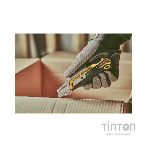 Ніж монтажний Stanley FatMax Integrated Snap Knife, сегментне лезо 18мм, L=165мм. (FMHT10594-0)