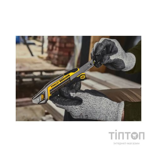 Ніж монтажний Stanley FatMax Integrated Snap Knife, сегментне лезо 18мм, L=165мм. (FMHT10594-0)