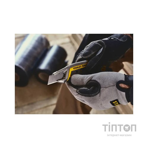 Ніж монтажний Stanley FatMax Integrated Snap Knife, сегментне лезо 18мм, L=165мм. (FMHT10594-0)