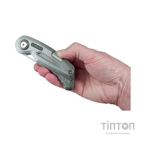 Ніж монтажний Stanley QUICKSLIDE SPORT UTILITY KNIFE складаний з двома лезами (0-10-813)