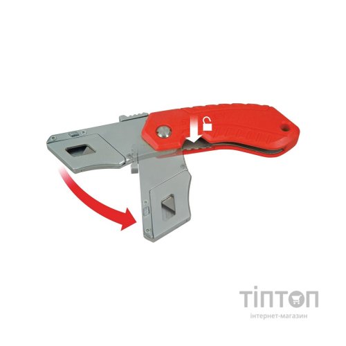 Ніж монтажний Stanley складаний, з висувним лезом для оздоблювальних робіт, 160мм. (0-10-243)