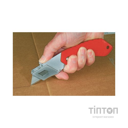 Ніж монтажний Stanley складаний, з висувним лезом для оздоблювальних робіт, 160мм. (0-10-243)