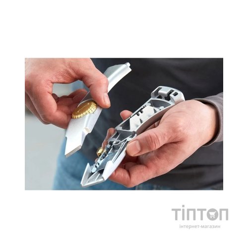 Ніж монтажний Stanley TITAN RB з висувним лезом, L=185 мм. (2-10-122)