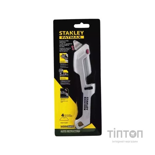 Ніж монтажний Stanley Tri-Slide Premium безпечний із лезами (FMHT10367-0)