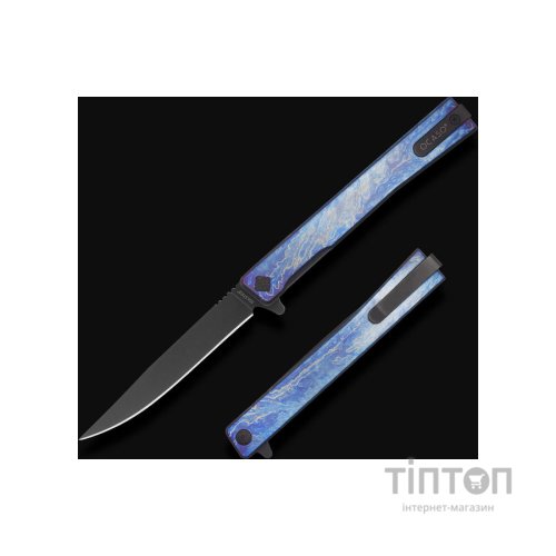 Ніж Ocaso Solstice, Anodized titanium, Black (10DBB)