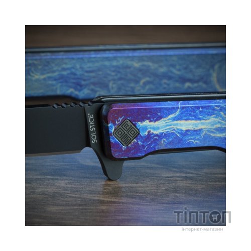 Ніж Ocaso Solstice, Anodized titanium, Black (10DBB)