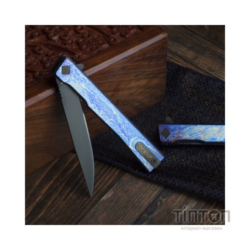 Ніж Ocaso Solstice, Anodized titanium, Black (10DBB)