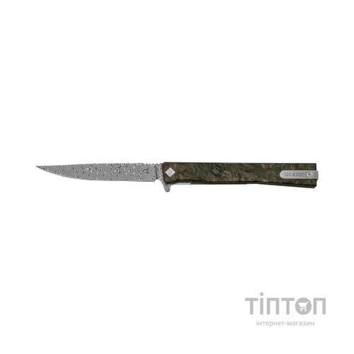 Ніж Ocaso Solstice Fat Carbon Gold Damascus (10IFG)