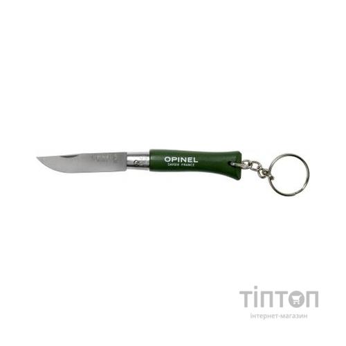 Ніж Opinel 4 Inox VRI Green (002054)