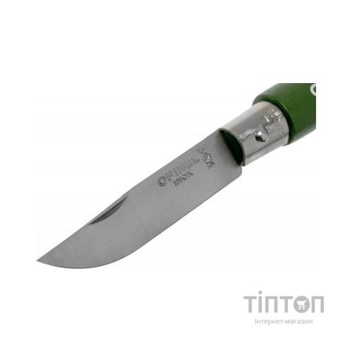 Ніж Opinel 4 Inox VRI Green (002054)