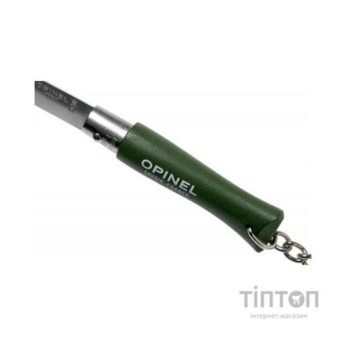 Ніж Opinel 4 Inox VRI Green (002054)