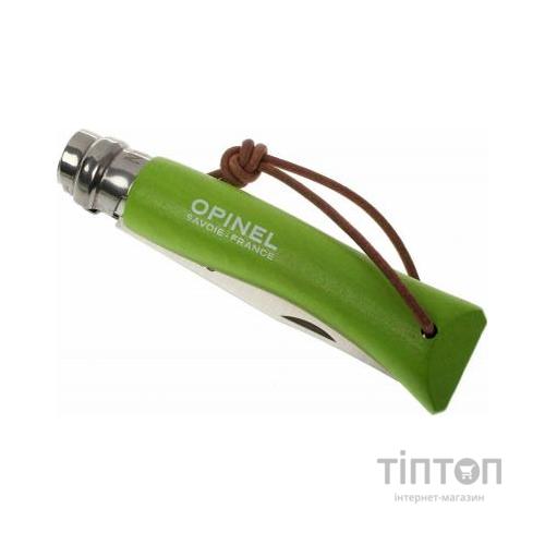 Ніж Opinel №7 Inox VRI Trekking light green (001442)