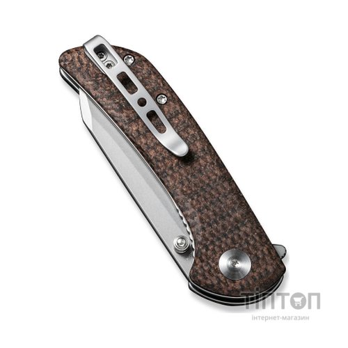 Ніж Sencut Fritch Stonewash Brown Micarta (S22014-3)