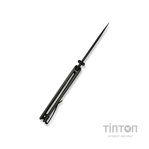 Ніж Sencut Regnator, Black/Green G10, Black Stonewash (S24057-2)