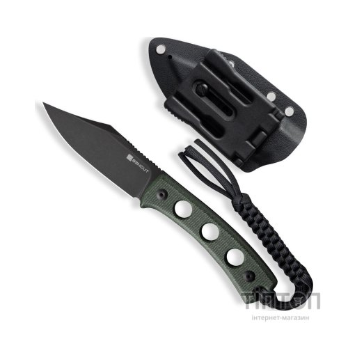 Ніж Sencut Waxahachie Dark Micarta Black Blade (SA11C)