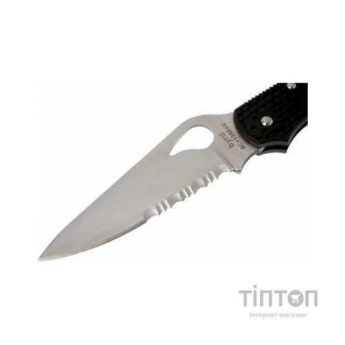 Ніж Spyderco Byrd Cara Cara 2, FRN, полусеррейтор (BY03PSBK2)
