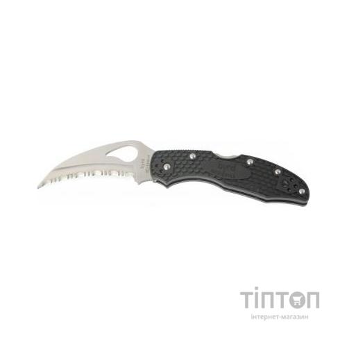 Ніж Spyderco Byrd Hawkbill, серрейтор (BY22SBK)