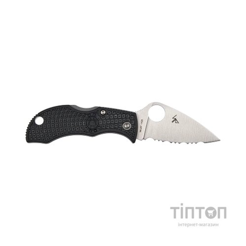 Ніж Spyderco Manbug Lightweight Leaf Serrated Black (MBKLFS)