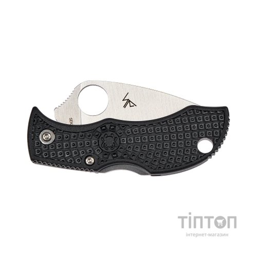 Ніж Spyderco Manbug Lightweight Leaf Serrated Black (MBKLFS)