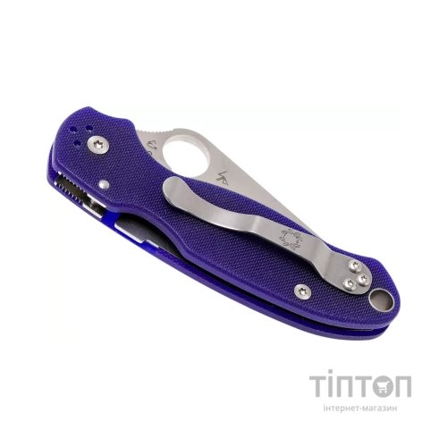 Ніж Spyderco Para 3 G10 S110V Dark Blue (C223GPDBL)
