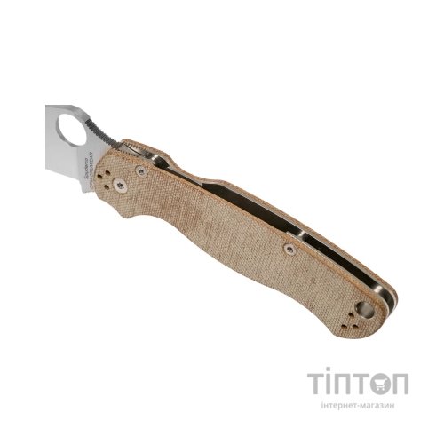 Ніж Spyderco Para Military 2 Brown Micarta CPM Cru-Wear (C81MPCW2)