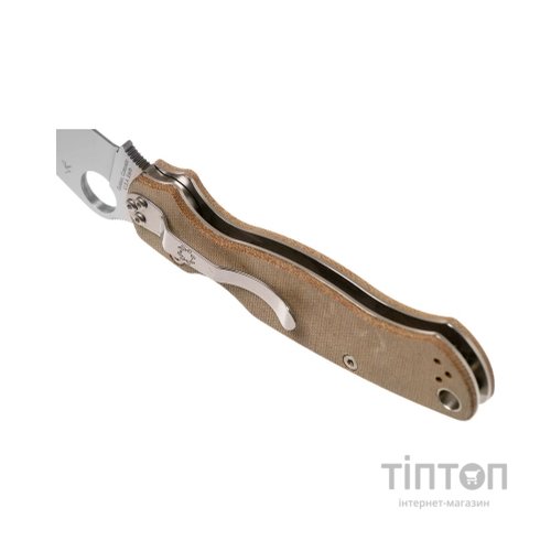 Ніж Spyderco Para Military 2 Brown Micarta CPM Cru-Wear (C81MPCW2)