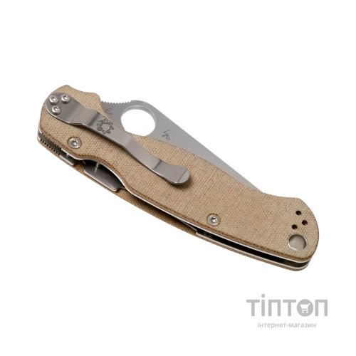 Ніж Spyderco Para Military 2 Brown Micarta CPM Cru-Wear (C81MPCW2)