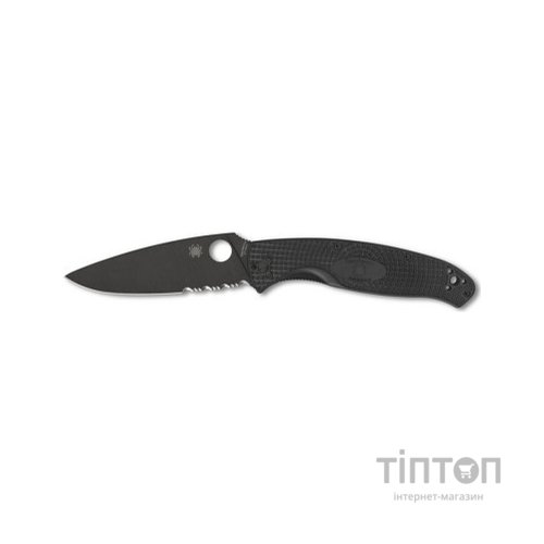 Ніж Spyderco Resilience FRN Black Blade Serrated (C142PSBBK)