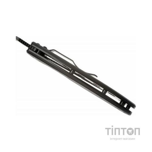 Ніж Spyderco Tenacious Black Blade полусеррейтор (C122GBBKPS)