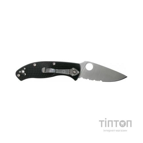 Ніж Spyderco Tenacious FRN полусеррейтор (C122PSBK)