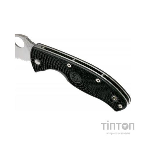Ніж Spyderco Tenacious FRN полусеррейтор (C122PSBK)