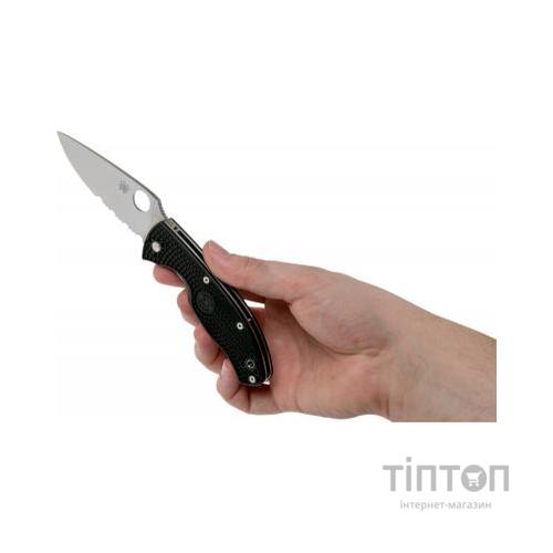 Ніж Spyderco Tenacious FRN полусеррейтор (C122PSBK)