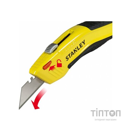 Ніж Stanley "INSTANTFEED" для оздоблювальних робіт, довжина леза 150мм.