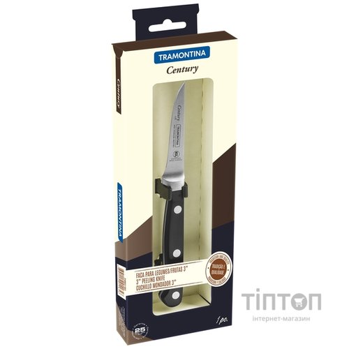 Ніж Tramontina CENTURY/76 мм д/очищення шкірки 24002/103