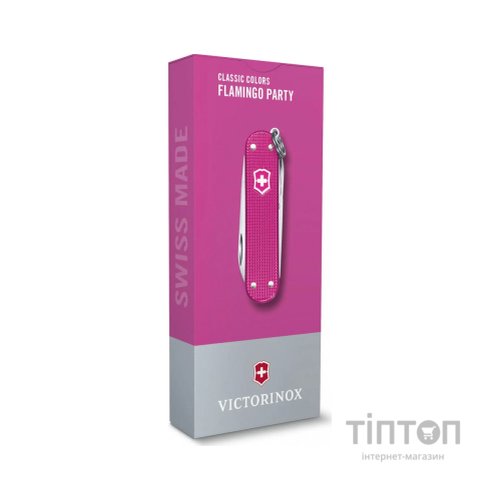Ніж Victorinox Classic SD Alox Colors Flamingo Party (0.6221.251G)