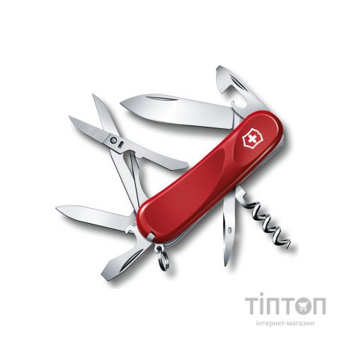 Ніж Victorinox Delemont, "Evolution 14", 85 мм, красный (2.3903.E)