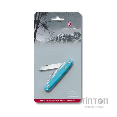Ніж Victorinox Floral Matt Blue Blister (3.9050.25B1)