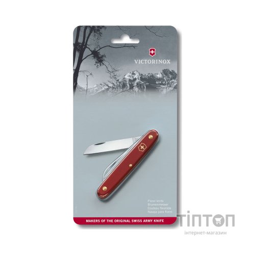 Ніж Victorinox Floral Matt Red Blister (3.9050.B1)