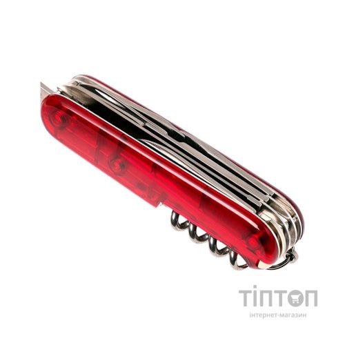 Ніж Victorinox Huntsman Transparent Red Blister (1.3713.TB1)