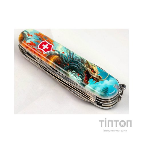 Ніж Victorinox Huntsman Zodiac 91 мм Бойовий дракон (1.3713.7_Z3230p)