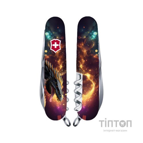 Ніж Victorinox Huntsman Zodiac 91 мм Зірковий дракон (1.3713.3_Z3220p)