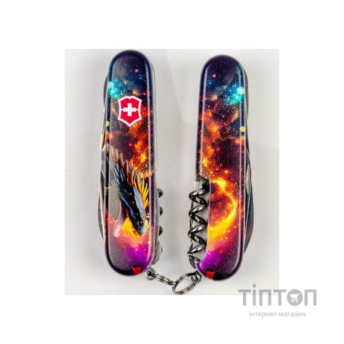 Ніж Victorinox Huntsman Zodiac 91 мм Зірковий дракон (1.3713.3_Z3220p)