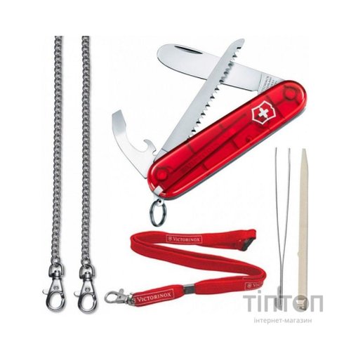 Ніж Victorinox My First Transparent Red (0.2373.T)