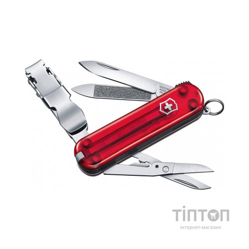 Ніж Victorinox NailClip 580 Transparent Red (0.6463.T)