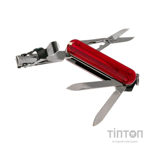 Ніж Victorinox NailClip 580 Transparent Red (0.6463.T)