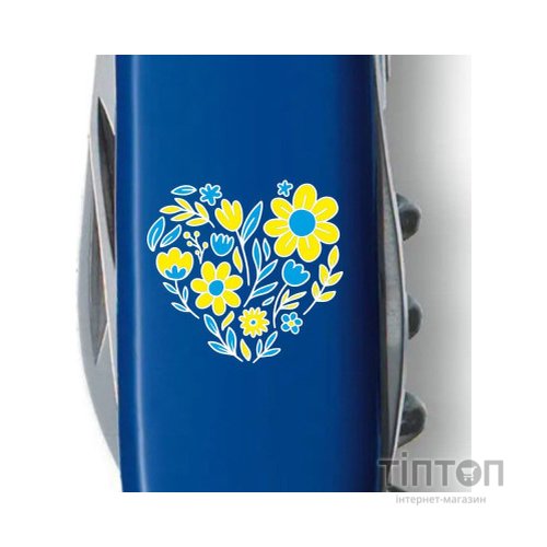 Ніж Victorinox Spartan Ukraine 91 мм Квіткове серце (1.3603.2_T1246u)