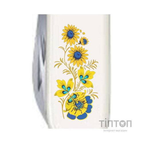 Ніж Victorinox Spartan Ukraine White "Квіти" (1.3603.7_T1050u)