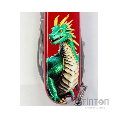 Ніж Victorinox Spartan Zodiac 91 мм Зелений дракон (1.3603_Z3340u)