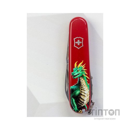 Ніж Victorinox Spartan Zodiac 91 мм Зелений дракон (1.3603_Z3340u)