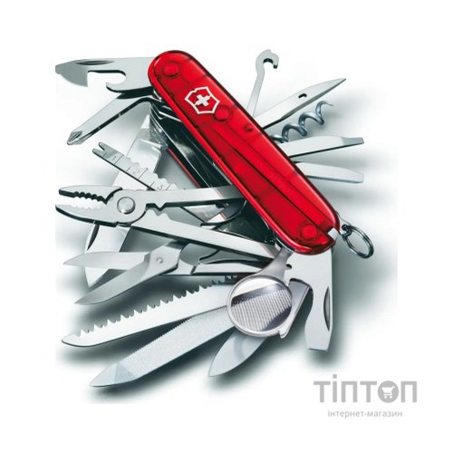 Ніж Victorinox Swisschamp Transparent Red (1.6795.T)
